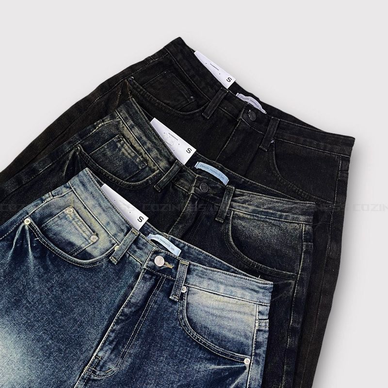 MG727 Garment Dining Denim Pants (3 colors)