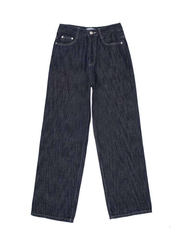 W67 WIDE LINEN DENIM PANTS_MEDIUM BLUE