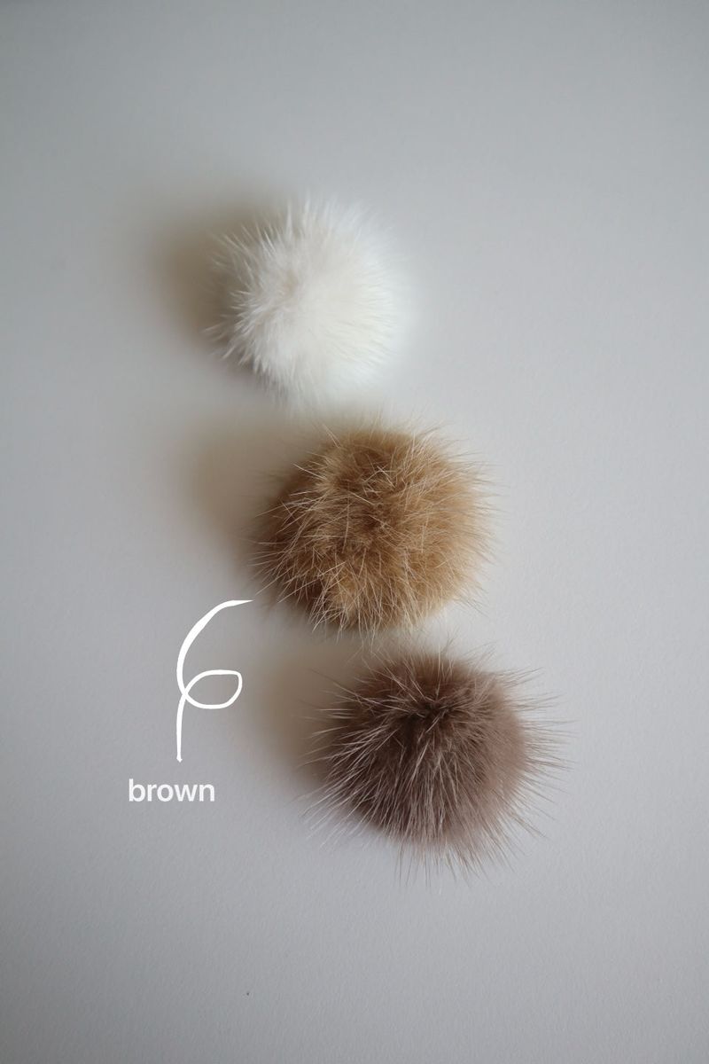 [MADE] Snow flake tok (brown)