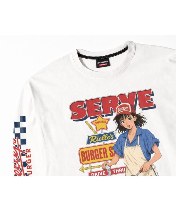 MF Rielle’s Burger Washed Long Sleeve (Ivory)