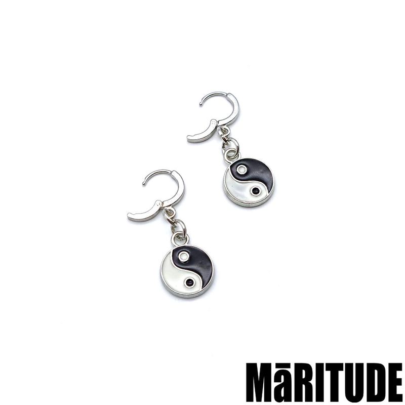 YING YANG EARRINGS