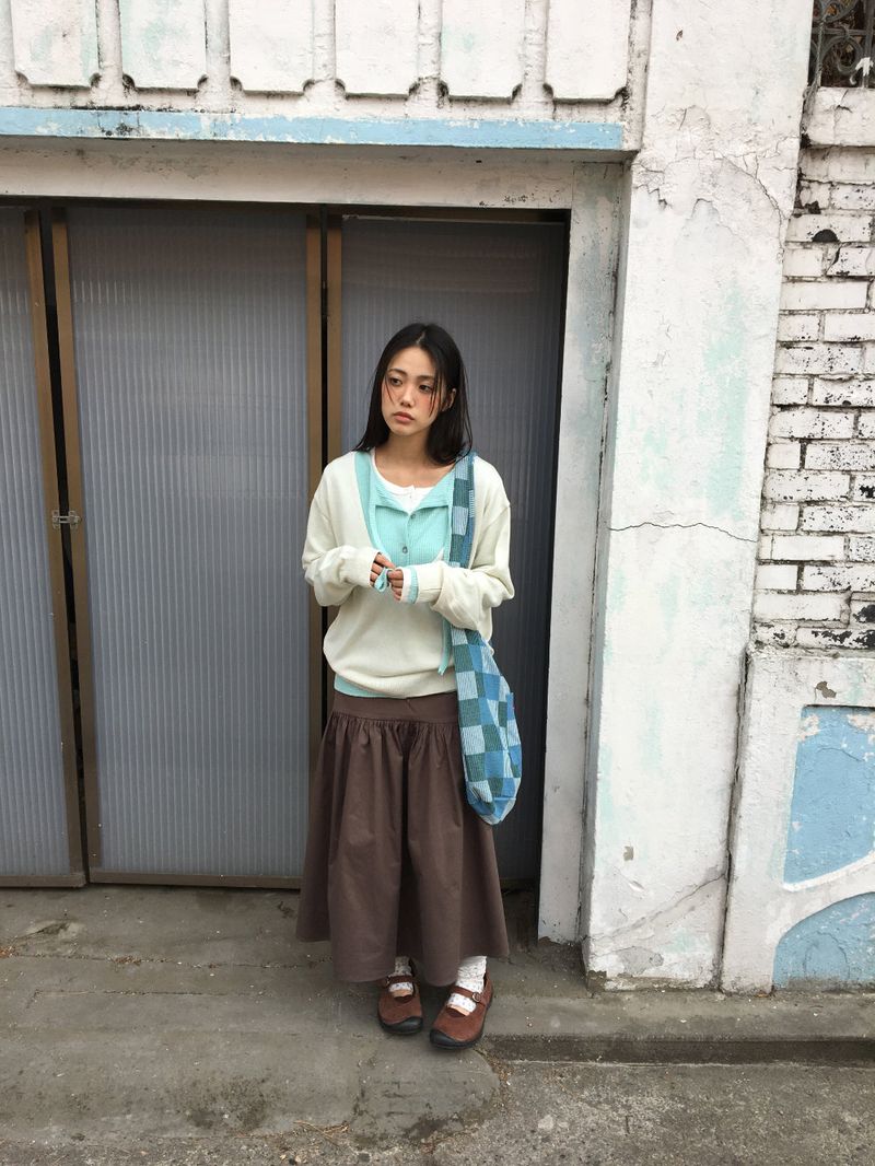 Sunday V-neck Knit (4color)
