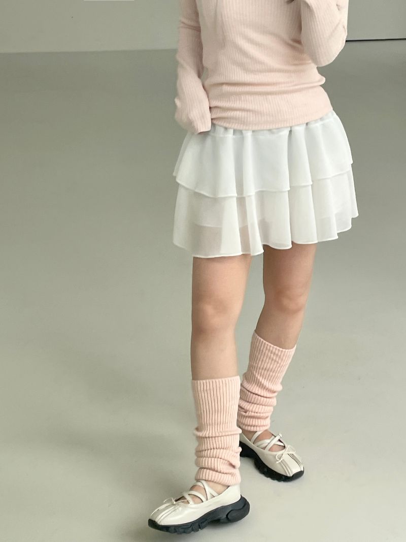 ballerina cancan chiffon skirt