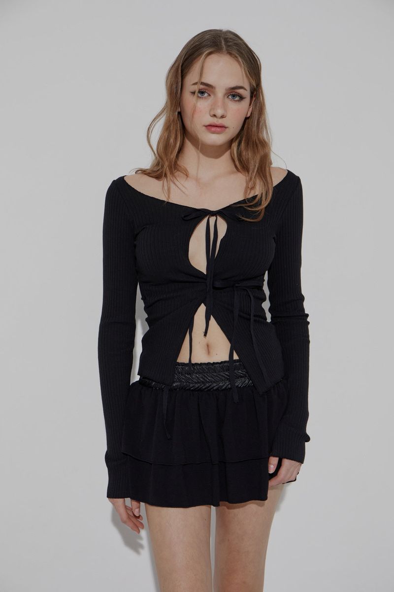 DOUBLE TIERED SKIRT