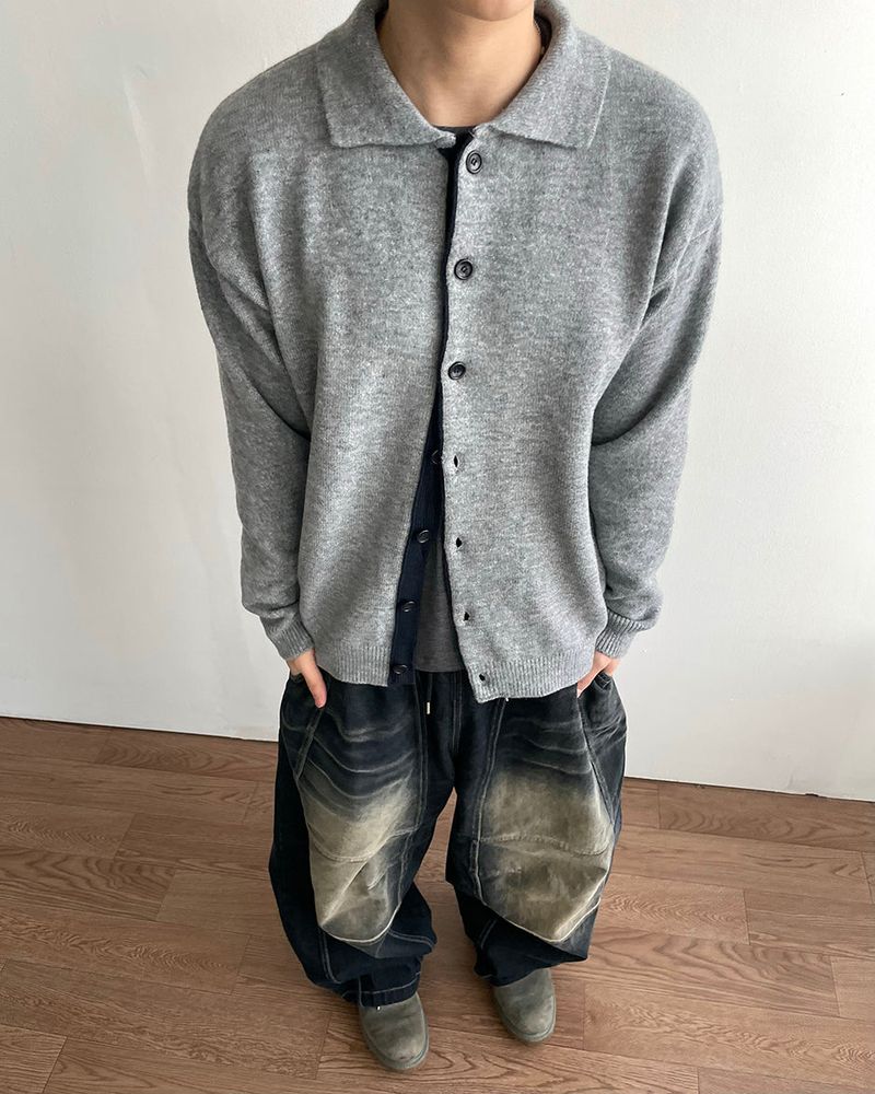Combi Knit Cardigan