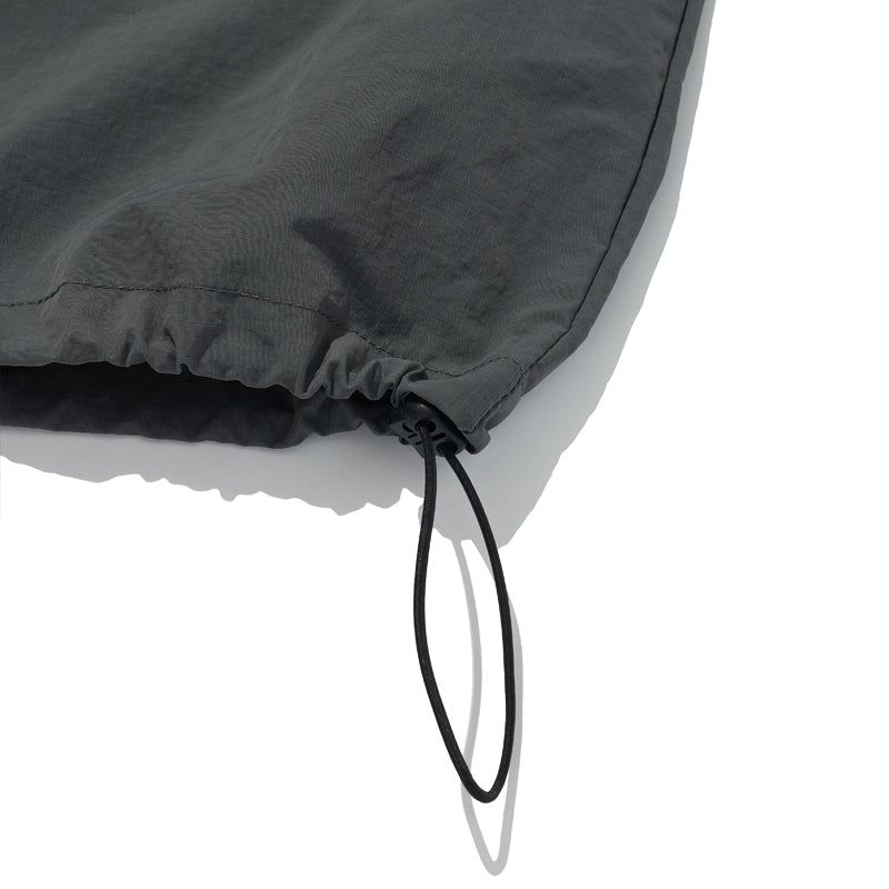 RIPSTOP 2WAY ZIP-UP JACKET [S.GREY]