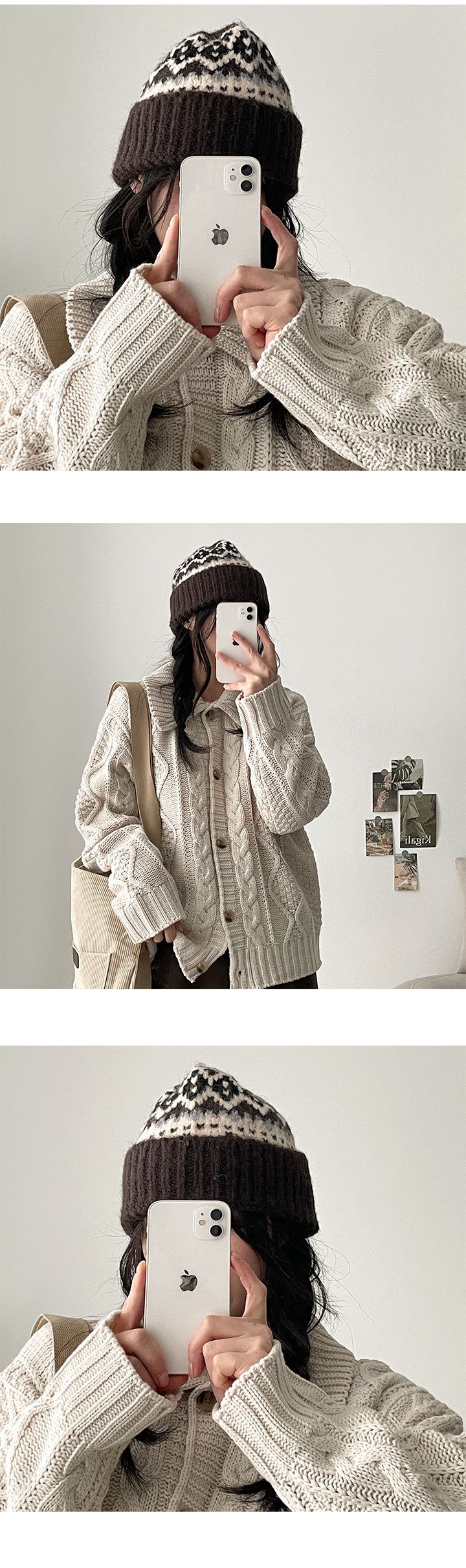 Eid Nordic beanie hat