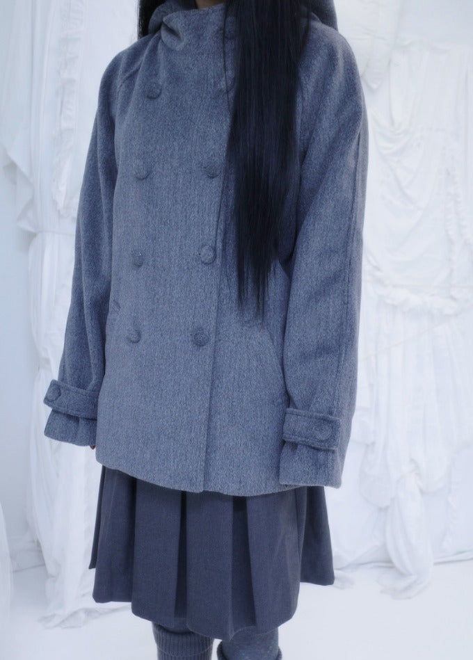 myorang（ミョラン）の「Bonju double half hood coat (2color)（Jackets/Outerwear）」