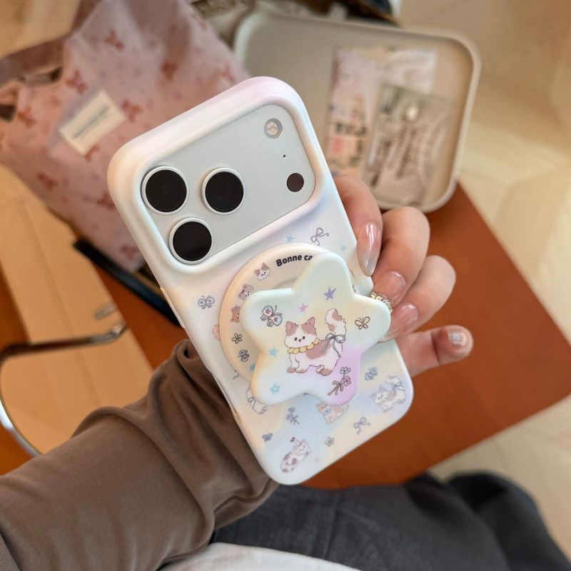 Flower Cat Magnetic iPhone Case