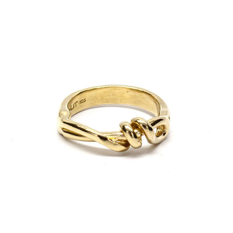 FLIT（フィリット）の「EVERYDAY KNOT RING (GOLD)（Accessories）」