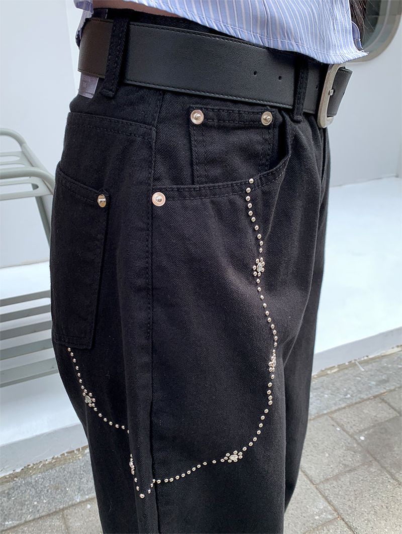 CHAINPIECE BALLOON PANTS