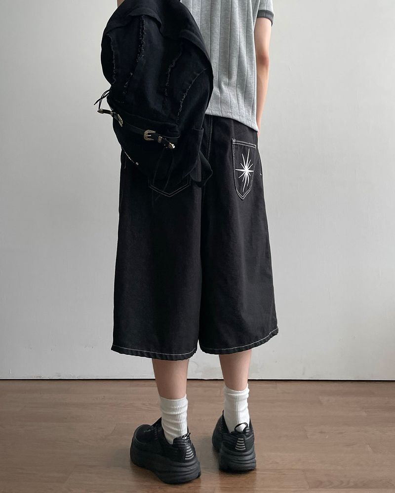 Peak Bermuda Denim Pants