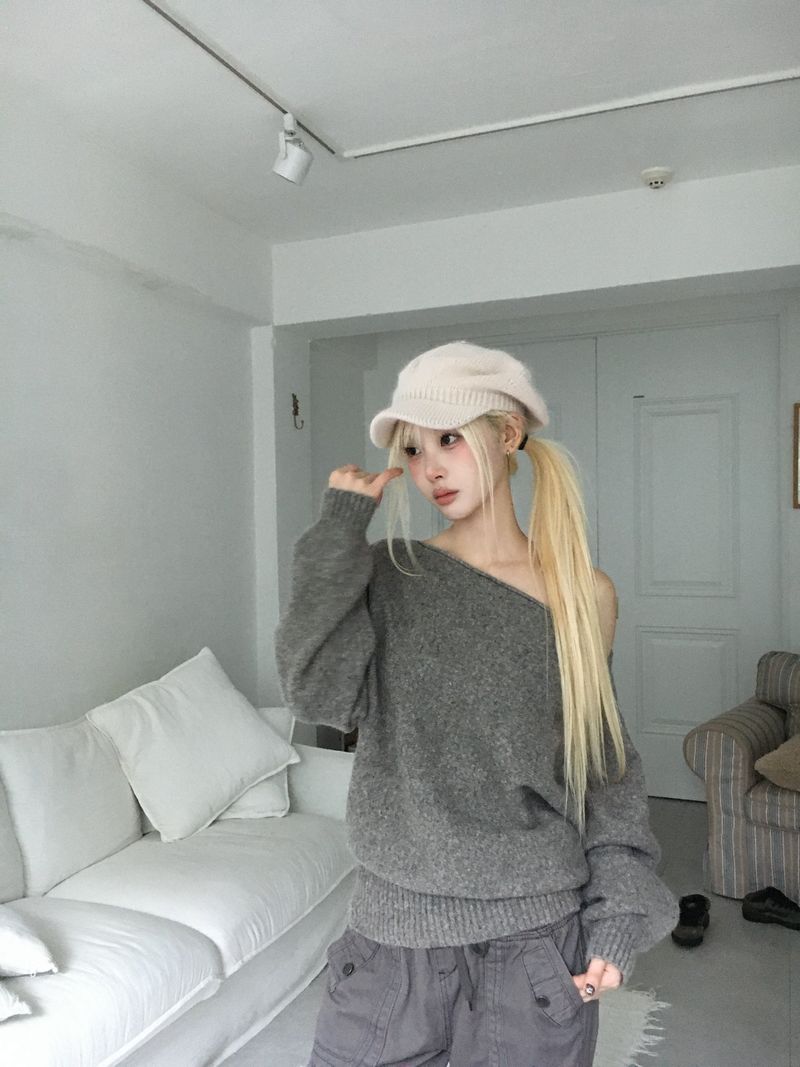 Cozy Off-Shoulder Knit