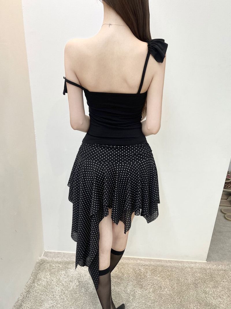 1509. Frill Two-Way Sleeveless (3 Colors)