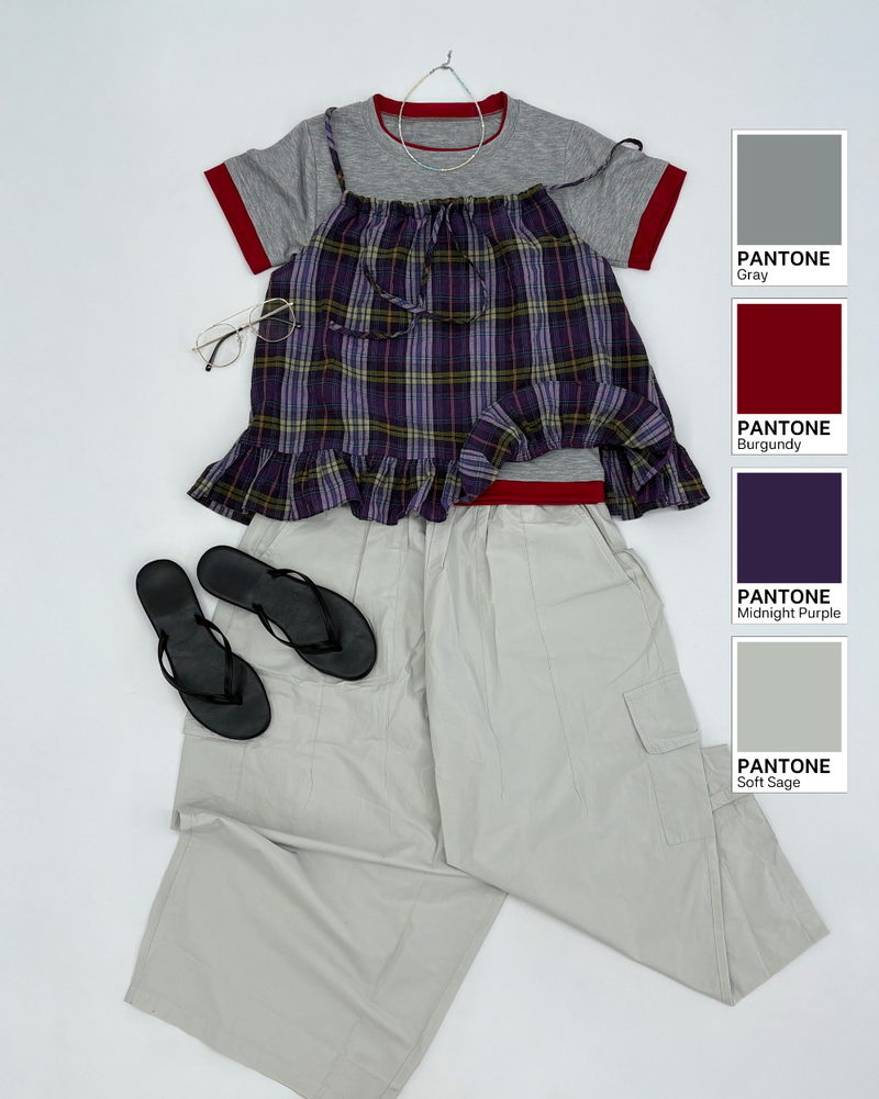Maiden Check Sleeveless (2color)