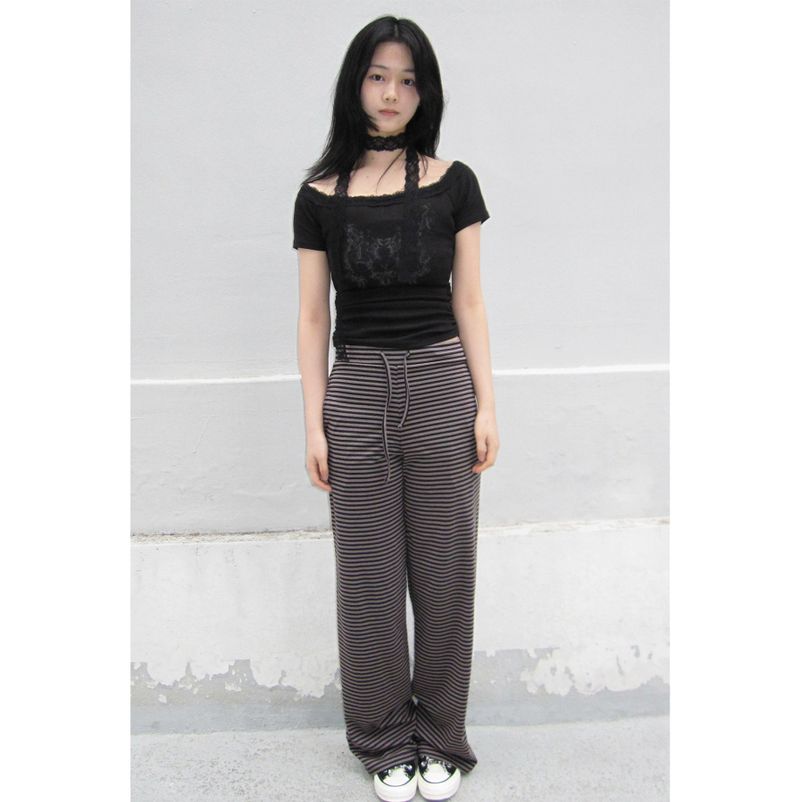 Stripe Slim Pants (3c)