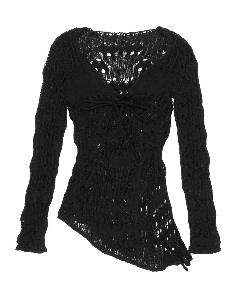  CROCHET RIBBON KNIT