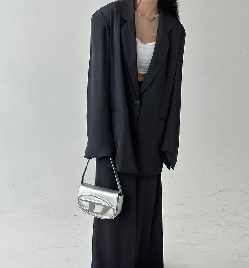 Mega Oversized Fit Blazer Jacket