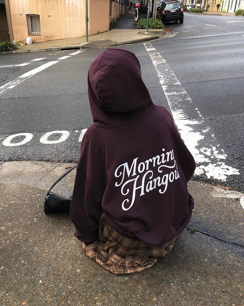 BEIDELLI（ベイデリー）の「[ORIGINAL] Ettu Lettering Oversized Hood Zip-Up（Tops）」