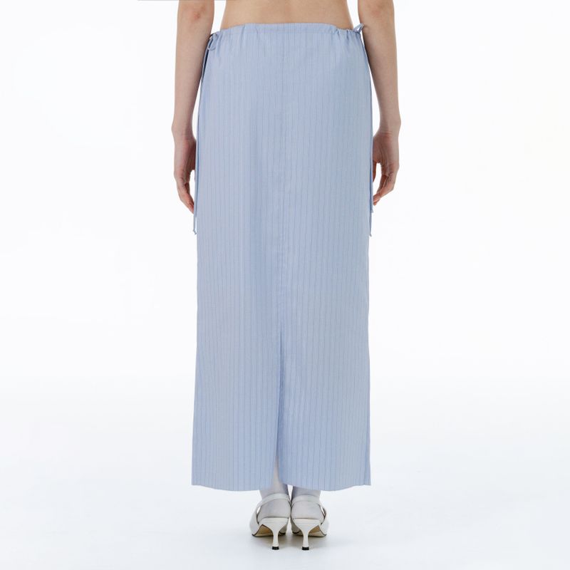 Rain stripe skirt(blue)