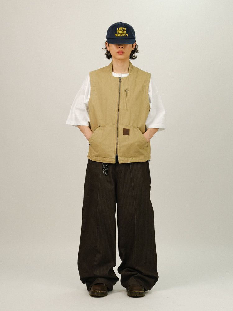 ON Non-fade Herringbone Patch Denim Pants
