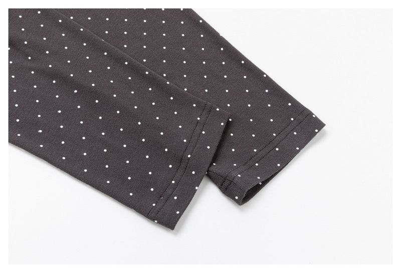 Grunge Layered Polka Dot Sweatshirt