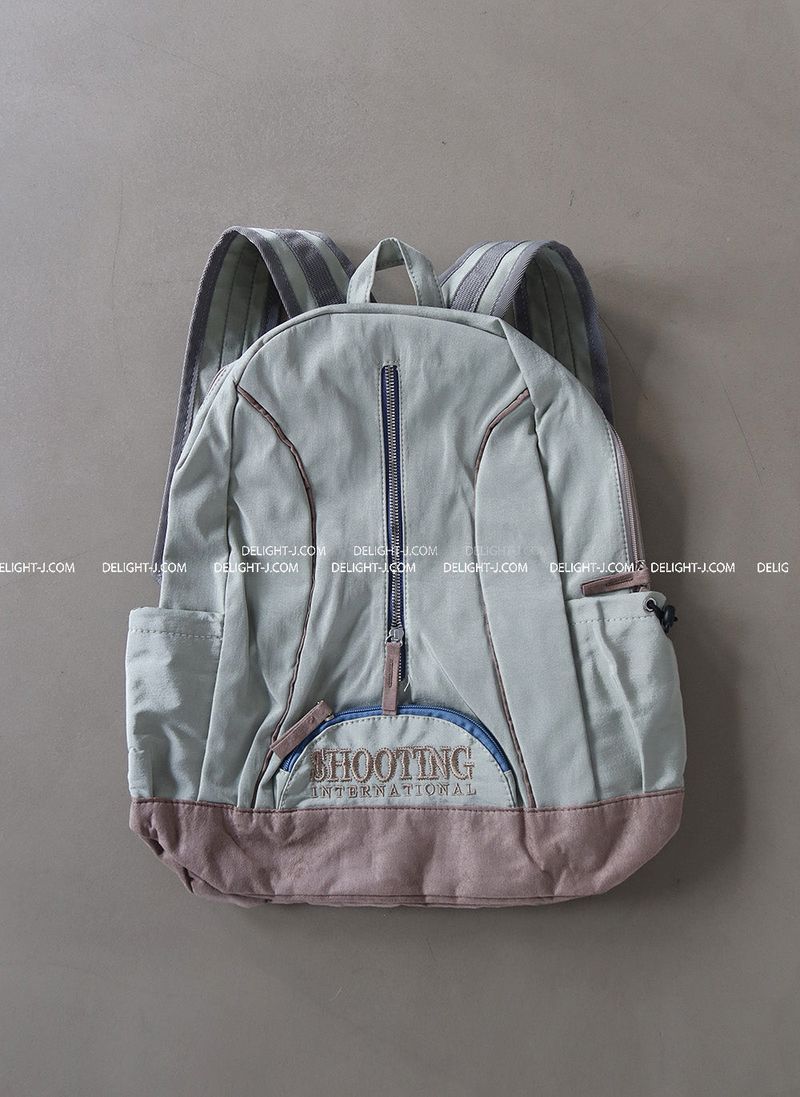Mint Color Pocket Daily Backpack