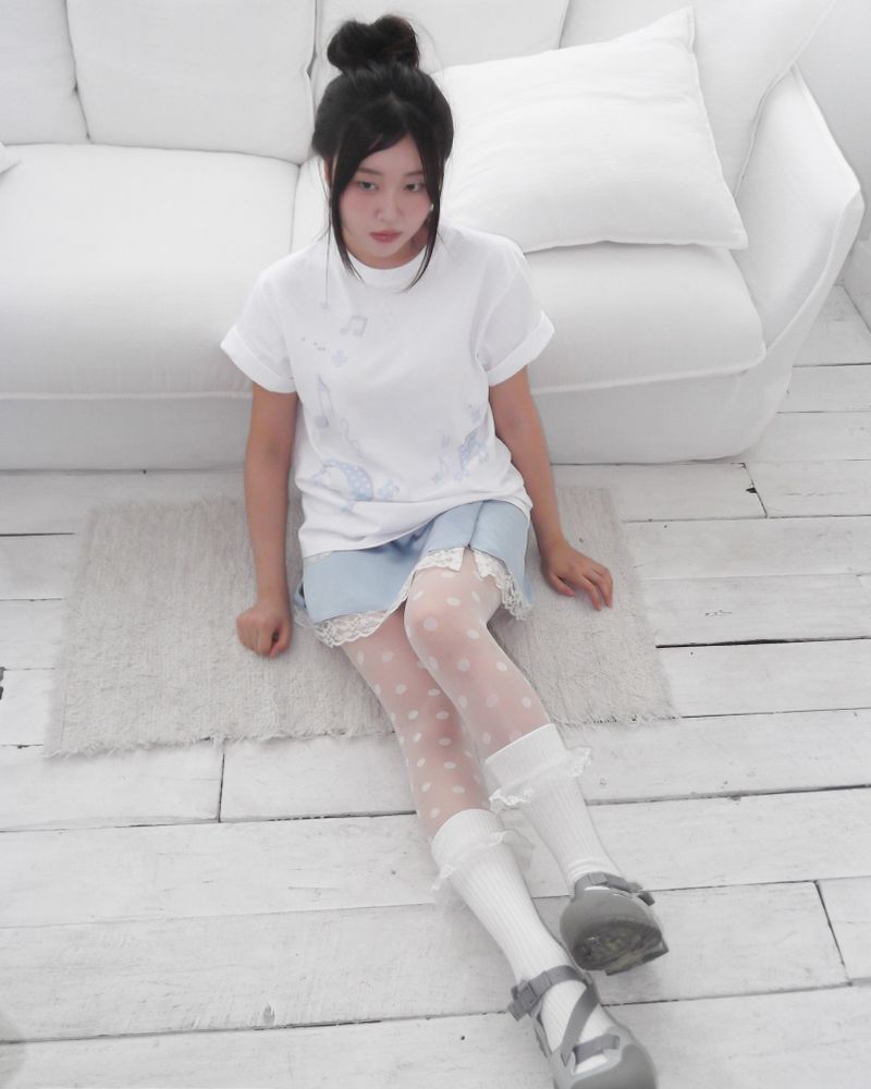 Do re mi T-shirt / white 