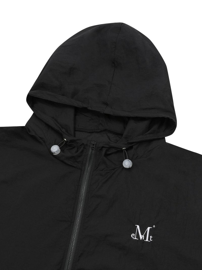 LENUA SEE-THROUGH TWO WAY WINDBREAKER (2Color)