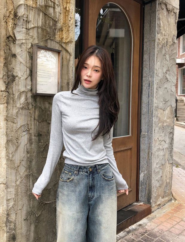 RS Basic High Neck T-Shirt (5color)
