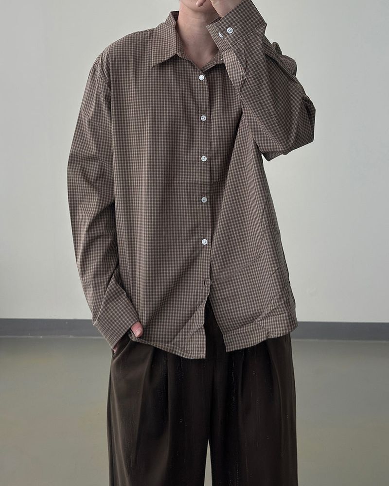 Better Mini-Check Cotton Shirt