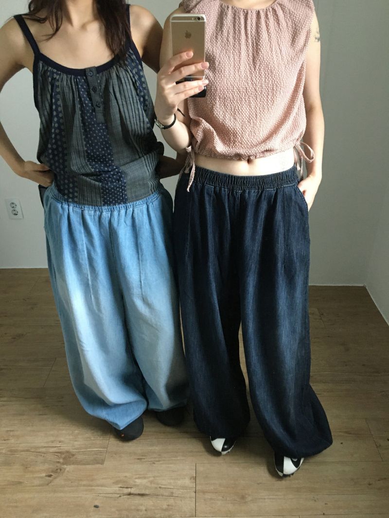 DUGGY(ダギー)の「Hooded Balloon Denim Pants (2color)(Pants)」