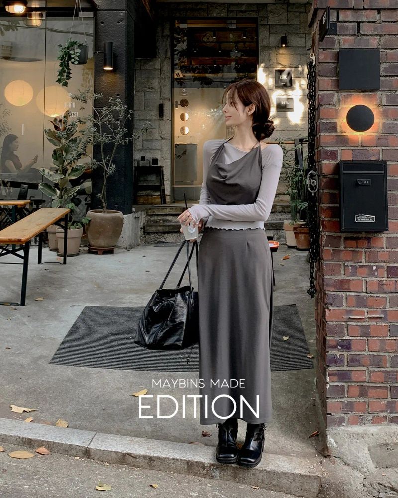 MADE. Muze bustier & long skirt set