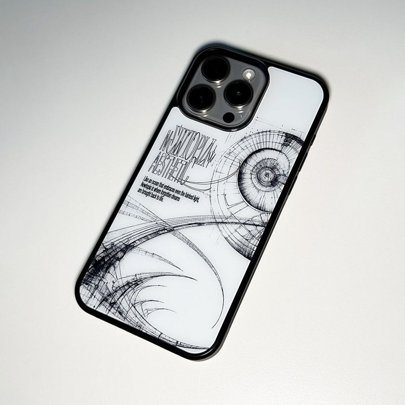 Newtopia Aesthetic Phone Case (Glass)