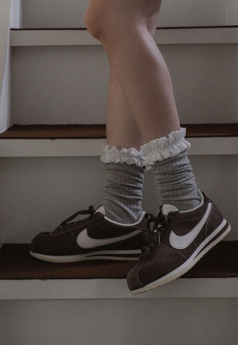 frill knee socks (2colors)