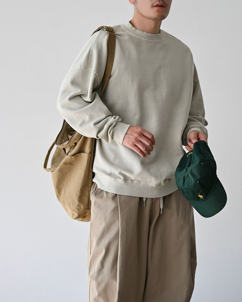 DRW D-RING ONE TUCK BALLOON PANTS BG 