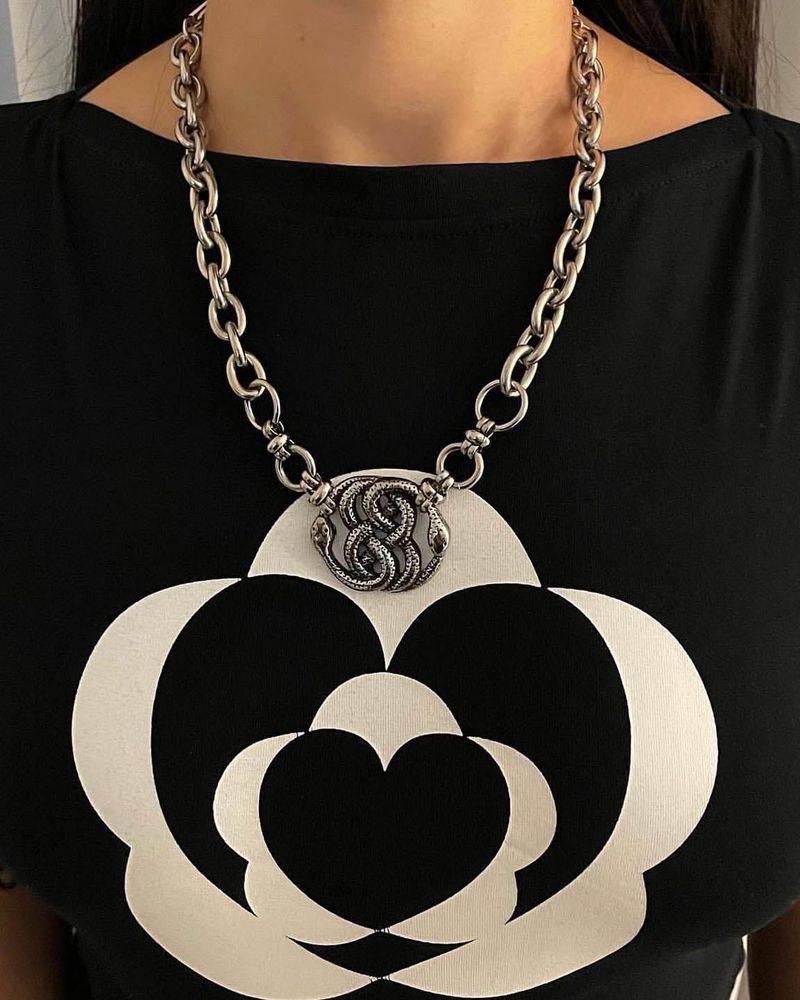 twist two snake necklace
