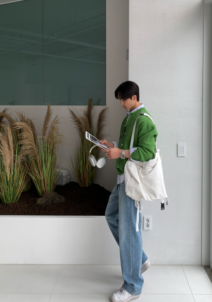 Somewear Cotton Shoulder Backpack