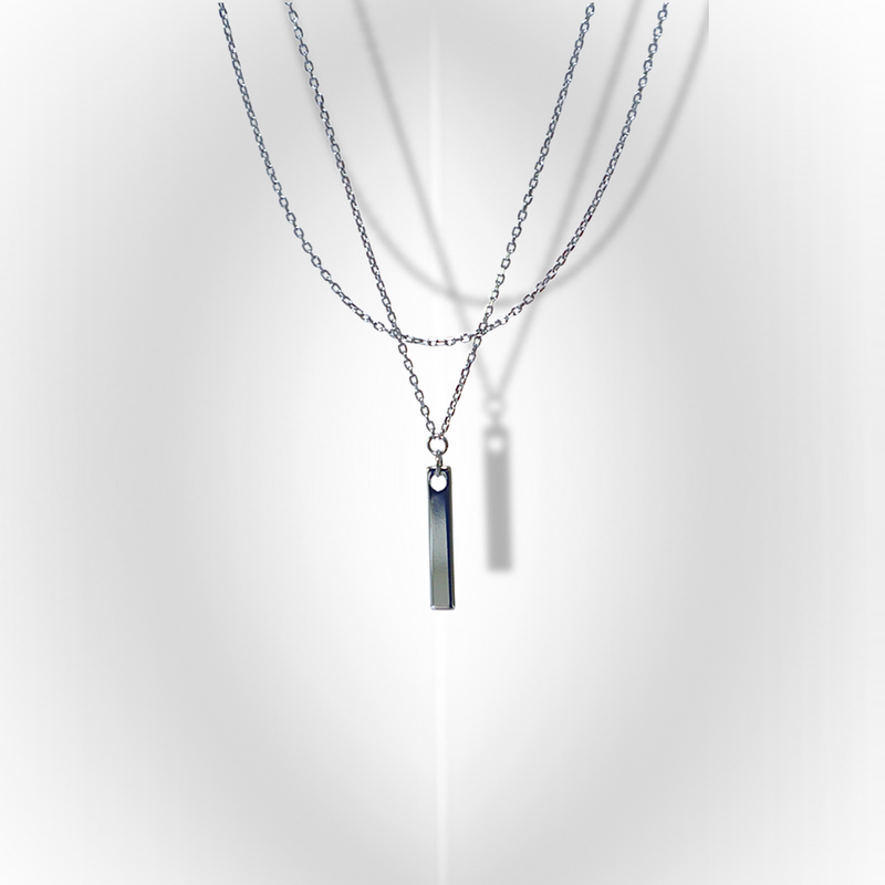 RUNARING（ルナリング）の「new simple bar layered necklace（Accessories）」