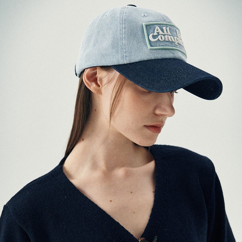 Moon Logo Ball Cap (Denim Two Tone)