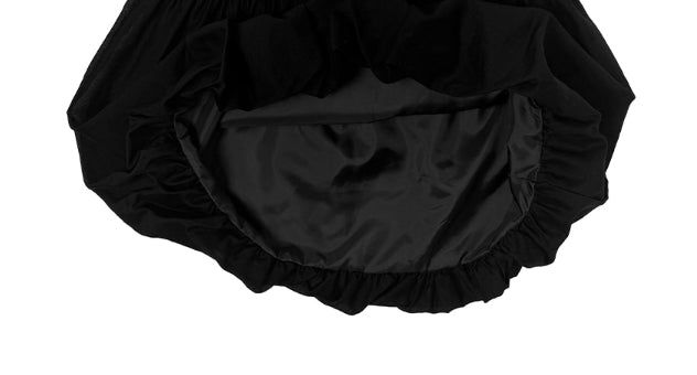 Buro Frill Banding Balloon Midi Skirt