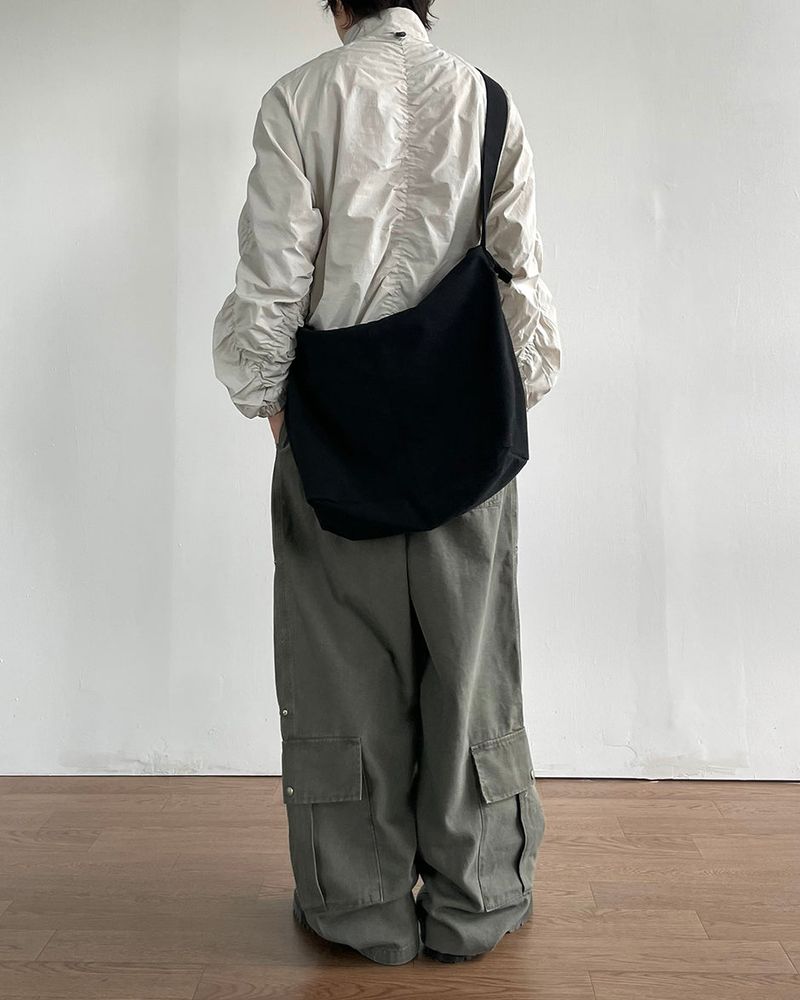 Lesson Shirring Wind Jacket