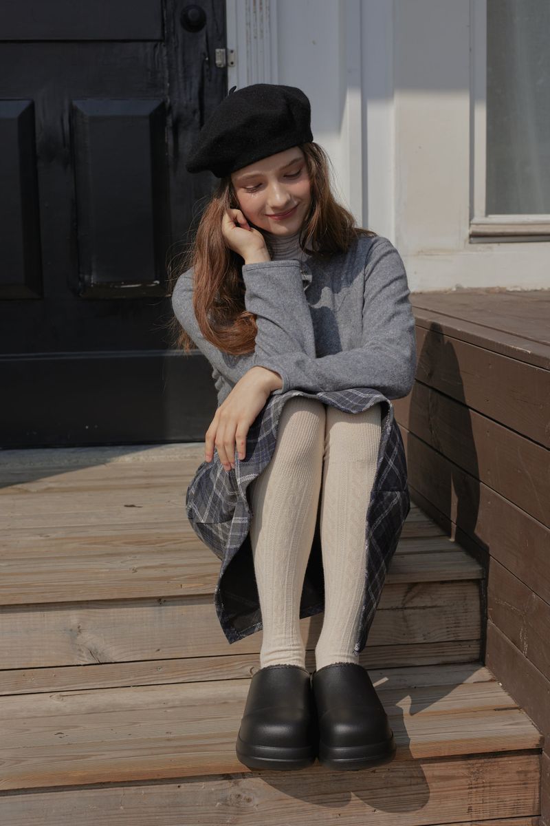 Wednesday Evening Winter Clog - Midnight Black