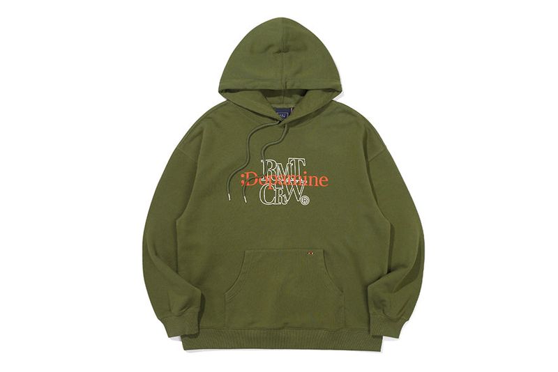 DOPAMINE FINGER HOODIE_KHAKI
