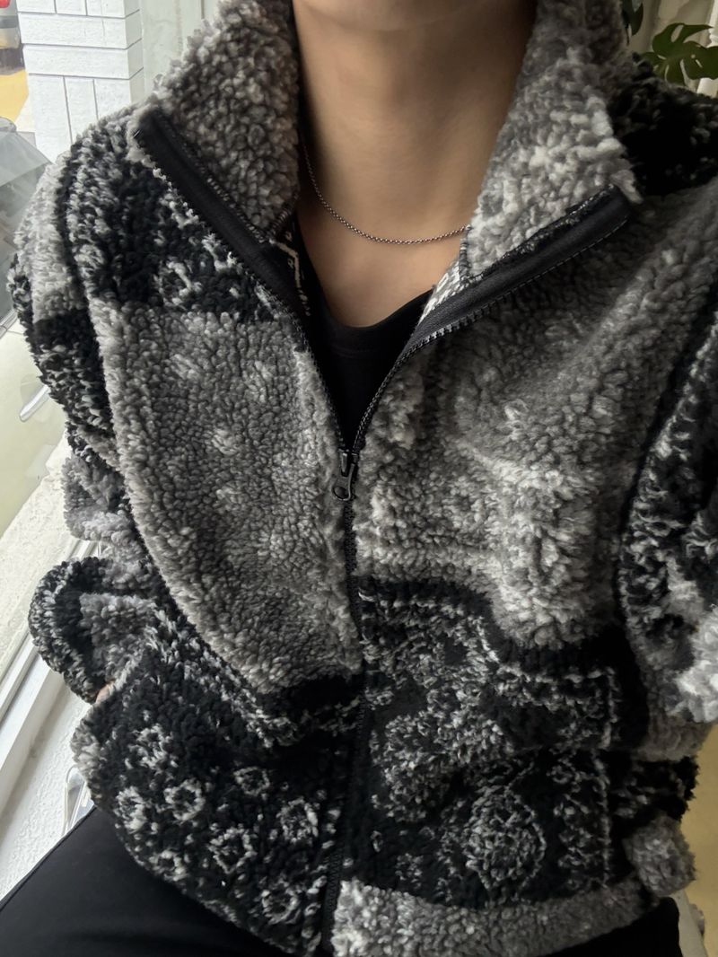 Bandana sherpa zipup