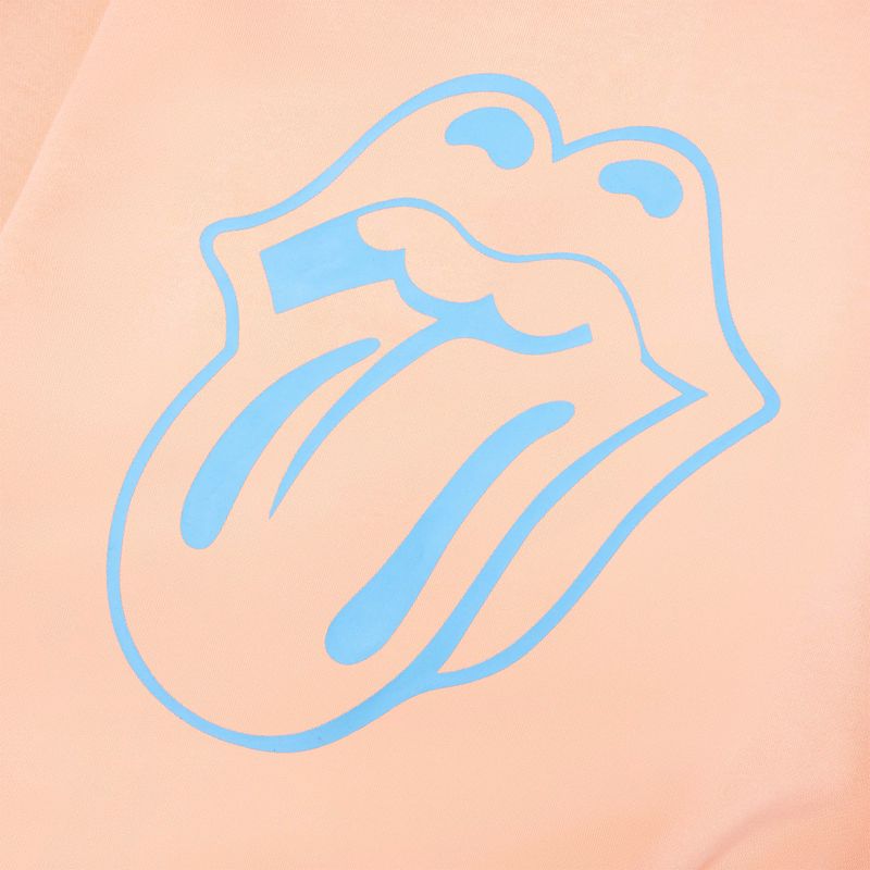 DC x The Rolling Stones Big Logo Printed Sweatshirt Orange
