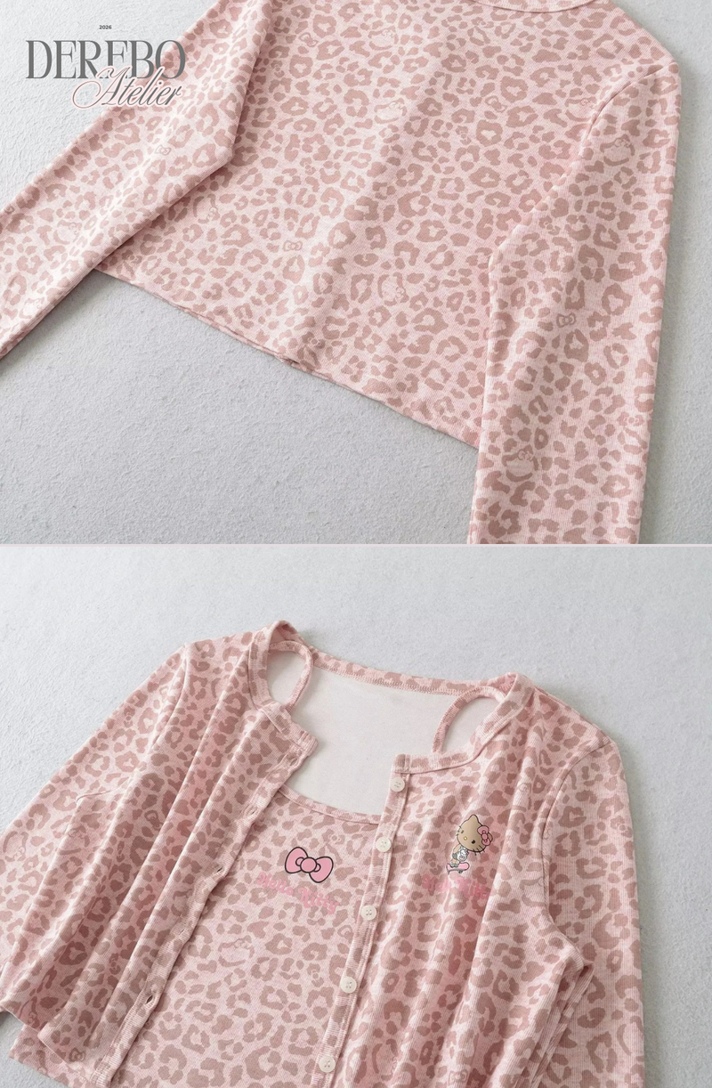 Mob Leopard Three-Piece Trading Set-up (SLEEVELESS TOP)