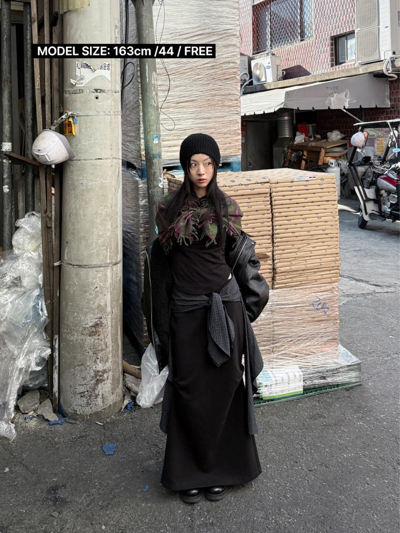 WOOHWA（ウファ）の「 WOOL DART SKIRT（Skirts）」