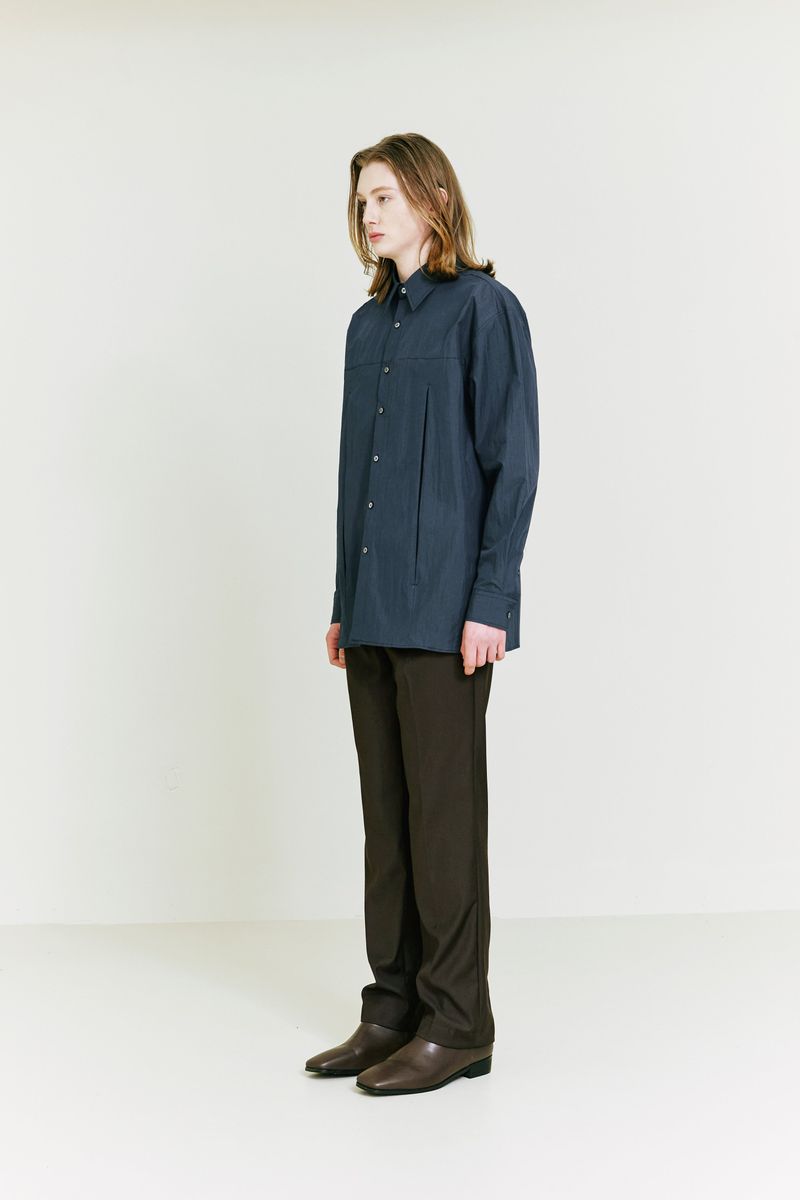 Double Vent Shirt navy