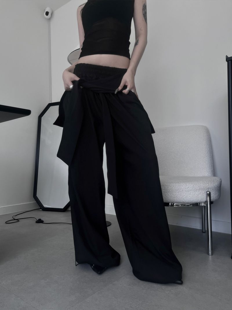 strap string pants (3color)